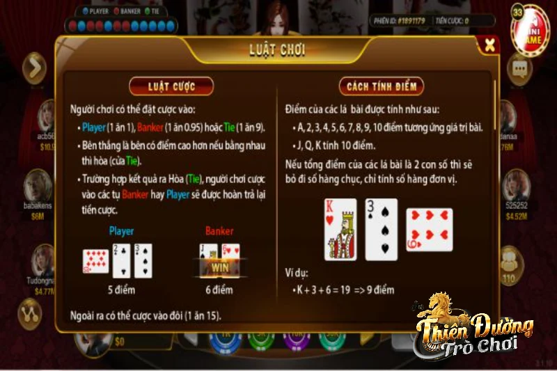 Chiến thuật chơi Baccarat đánh đâu thắng tới đó