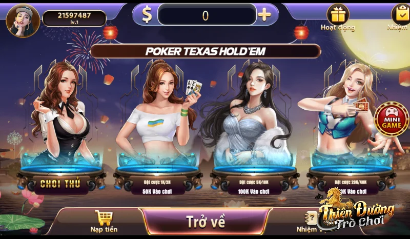 Đôi nét về Poker Texas qua các thông tin chuẩn