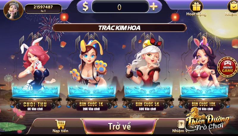 Giới thiệu vài nét về game Trác Kim Hoa 